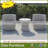 Plastic Rattan Garden Furniture Coffee Set Suitable for Indoor and Outdoor thumbnail-4