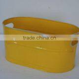 Rectangular Egg-shaped Pot Home &Garden Enamel Gardening Ice Basin thumbnail-1