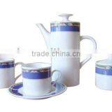 Classic Style Porcelain Coffee Set thumbnail-1