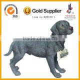 10 Inch Lifelike Animal Dog Sculpture Home Decoration Swizerland Rescue Dog Resinic Craft thumbnail-4