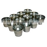 low price wholesale metal material handmade planters and pots
