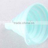 Hanging Cooking Tool Folding Circular Silicone Funnel thumbnail-3