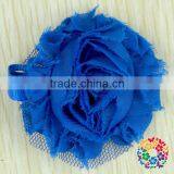 Wholesale Supply New Arrival Many Colors Beautiful Petal Flower Chiffon Flower Shabby Flower thumbnail-6