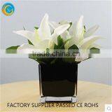 Cube Glass Candlestick Holders Vase thumbnail-2