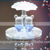Creative Crystal Bride and Groom Figurines Wedding Favours for Guests/gift for Wedding Souvenir thumbnail-2