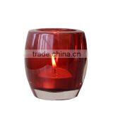 Hot Sell Colorful Round Glass Candle Holder thumbnail-1