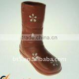 8 Inch Ceramic Shoes Vase in Red thumbnail-1