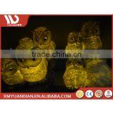 Art Work Resin Craft Owl Mini Solar Powered New Led Lighting Garden thumbnail-3