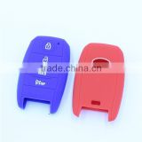 Silicone car key jacket for hyundaikia 4 buttons, silicone car key covers