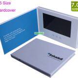 A5 Design Hard Board Cover 7'' LCD Panel Video Brochure thumbnail-4