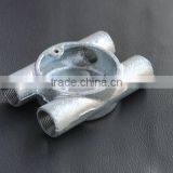 20mm and 25mm Electrical Galvanized 3 Way Back Entry Junction Box thumbnail-3