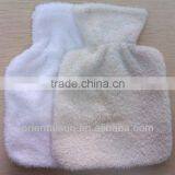 White Rectangle Cotton Hot Water Bottle With Covers thumbnail-1