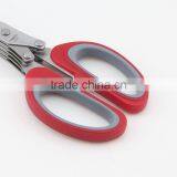 Multifunction Kitchen Tools Ergonomic Design 5 Blades Stainless Steel Scissors thumbnail-4