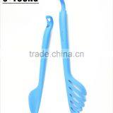 35027 Separable Nylon Kitchen Tongs BBQ Cooking Food Salad Tongs With Spoon thumbnail-2