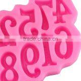 Silicone Fondant Chocolate Mold 0-9 Digital Arts Tool DIY Fondant Cake Mold 1688 Agent thumbnail-3
