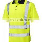 hi Vis Polo Shirt Short Sleeve Polo Shirt Reflective T-shirt thumbnail-6