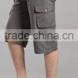 Man Shorts, MTM Service, Half Leg Length Shorts, Gray Shorts thumbnail-2
