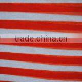 Orange and Whtie Striped Fabric,100% Cotton Single Jersey thumbnail-3