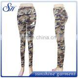 Custom Women Fitness Sports Leggings With Camo 2017 Spot Drill Design thumbnail-1