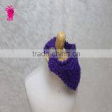 NEWEST Handmade Knitted With Ribbon Flower Kids or Women Headscarves Headband thumbnail-3