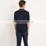 China Factory Trendy Cotton Pique Polo Shirt 100% Hemp Polo Shirt thumbnail-3