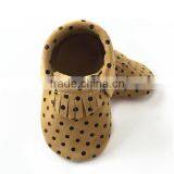 Leather Moccasins Suede Leather Baby Shoes thumbnail-3