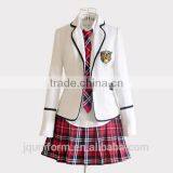 Juqian Wholesale Factory Price Blazer Suits Design School Uniform/Customized Western Style Blazer Nice High School Uniform thumbnail-4