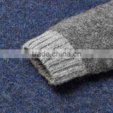Top Selling 100% Wool Made Sweater Men With Ribbed Trim and Hem Man Wool Sweater Design thumbnail-6
