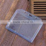 Good Quality Light Blue Transparent Vertical ID Card Holders thumbnail-3