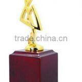 Music Trophy With Wood Base thumbnail-1