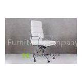 Tilting Leather Executive Eames Style Office Chairs With Adjustable Height thumbnail-1