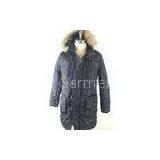 Mens Fur Hooded Down Coat Winter Padded Jacket With 100% Polyester Lining thumbnail-1
