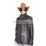 Black Cow Hide Soft Leather Jacket Available in All Sizes thumbnail-1