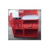 Hypermarket / Grocery Store Checkout Counter Mine Red Left Side