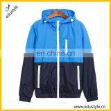 Custom Plain Blank Waterproof Men Windbreaker Jacket