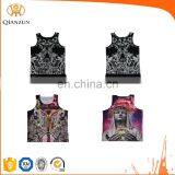 Gym 100% Cotton Custom Tank Top for Yoga, Fitness thumbnail-2