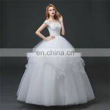 HS1632 2017 Sweetheart Beaded Lace Appliqued Princess Wedding Dresses Bridal Ball Gown thumbnail-2