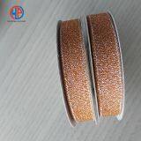 Wholesale Gold/sliver Metallic Polyester Glitter Ribbon thumbnail-5
