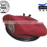 Genuine Quality top red cheap military beret