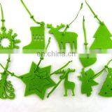 Custom Colorful Xmas Christmas Tree Felt Decoration Hanger thumbnail-4