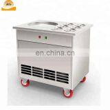 Commercial Thailand Rolled Fried Ice Cream Machine Price Fry Ice Cream Machine thumbnail-2