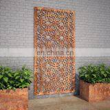 Corten Steel Texture Custom Outdoor Corten Steel Screen thumbnail-5