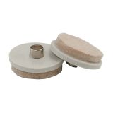 Nail On Furniture Glides with Felt Pads, 1-Inch and 1-1/2-Inch