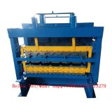 Three layer roofing sheet roll forming making machine