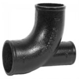 No-Hub Cast Iron Soil Fittings 1⁄4 Bend With Heel Opening