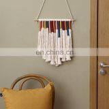 Bohemian Home Decor Hand Made Cotton Macrame Woven Tapestry Wall Hanging Colorful thumbnail-5