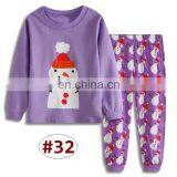 Christmas Baby Pyjamas Fall Winter Snowman Santa Claus Print Sleepwear Nightwear Bedgown Sleepcoat Nighty thumbnail-5