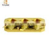 Brass Three Gang Cube Moulds thumbnail-1