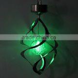 Romantic Solar Power Wind Chime Moving Rotating LED Light Outdoor Garden Balcony Courtyard Hanging Lamp Lawn Light - Colorful Co thumbnail-5