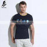 Factory Sale Leisure Black White o Neck Tee Shirts for Sale thumbnail-1